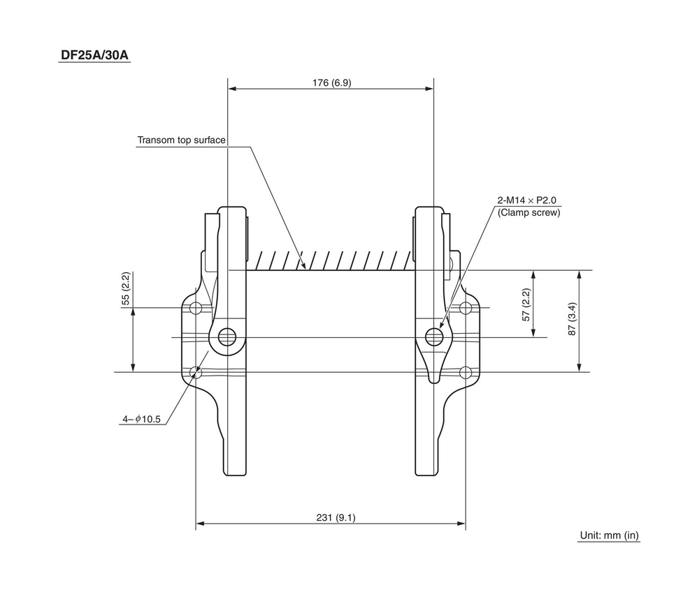 4х-тактный лодочный мотор SUZUKI DF20ARL