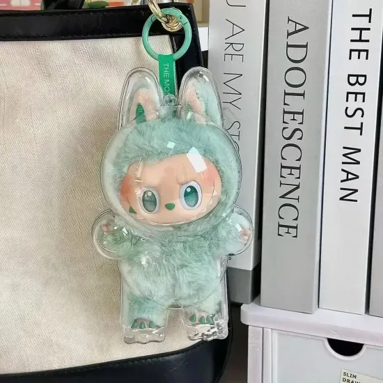 Прозрачный акриловый чехол футляр для Лабубу 18см