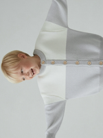 Кардиган Туманное утро из хлопка свободного кроя