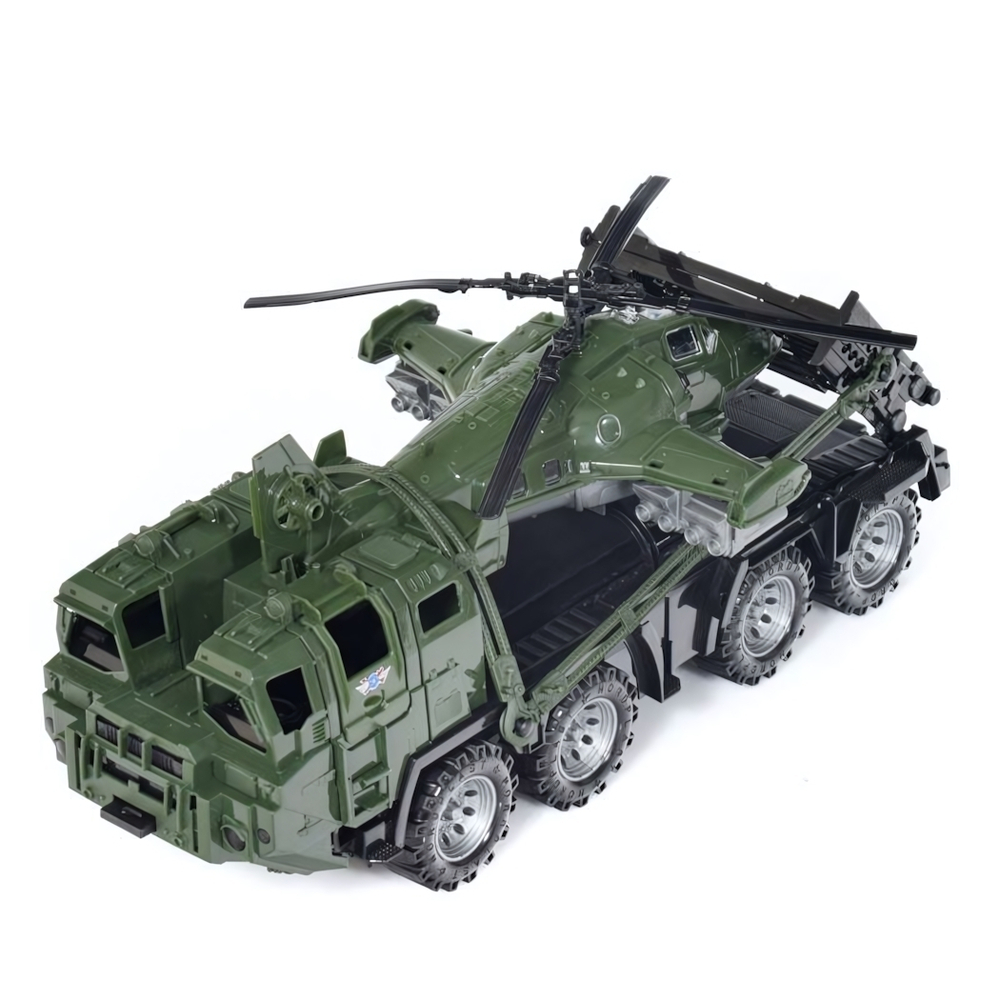 Военный тягач "Щит" с вертолетом (Нордпласт)