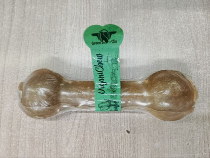 GREEN QZIN Лакомство для собак гантелька из жил 15 см, 92 г