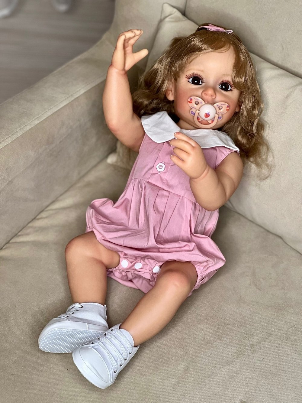 Кукла Реборн виниловая 55см в пакете (FA-170)