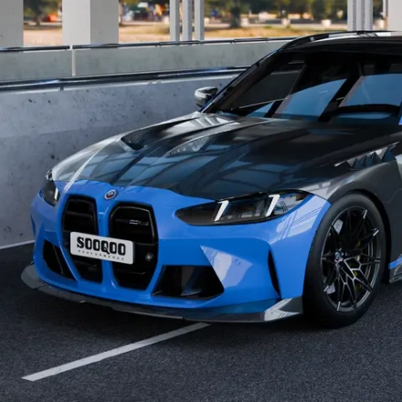 Карбоновый капот Sooqoo для BMW G80 M3 / G82 M4 2020+ БМВ