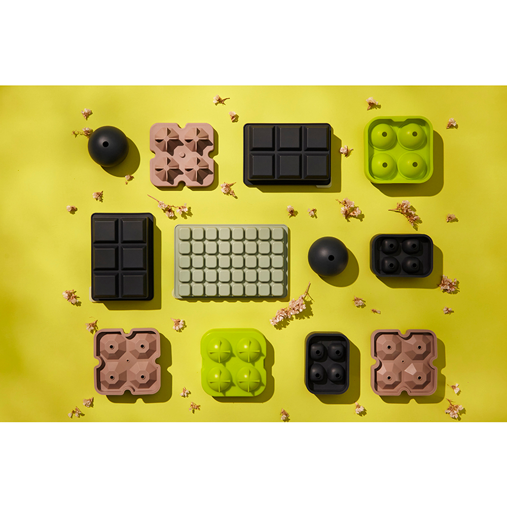 Форма для льда ice diamond, пепельно-розовая