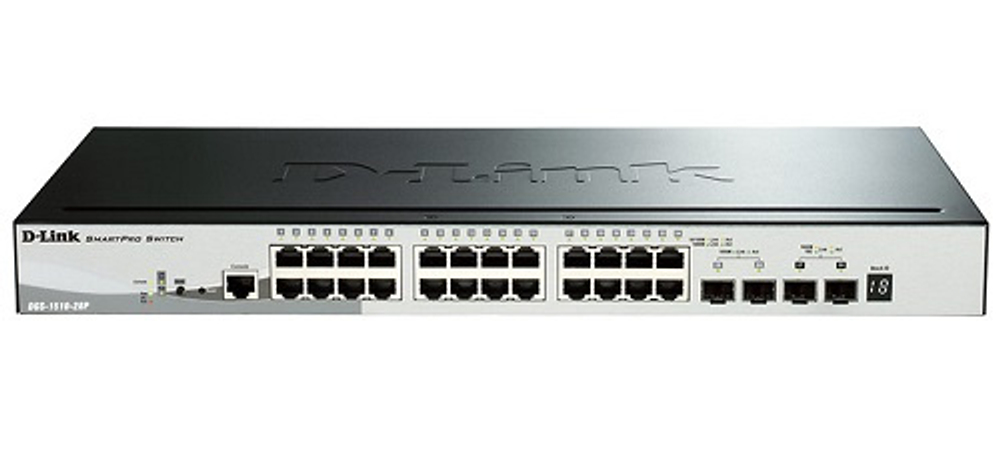 Коммутатор PoE D-link DGS-1510-28P/A1A