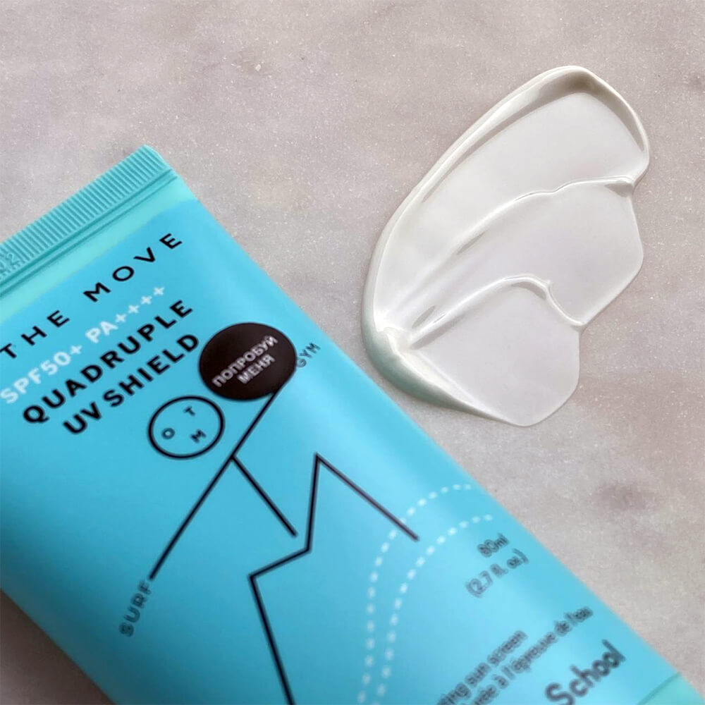 Too Cool For School On The Move Quadruple UV Shield SPF50+ PA++++ 80ml