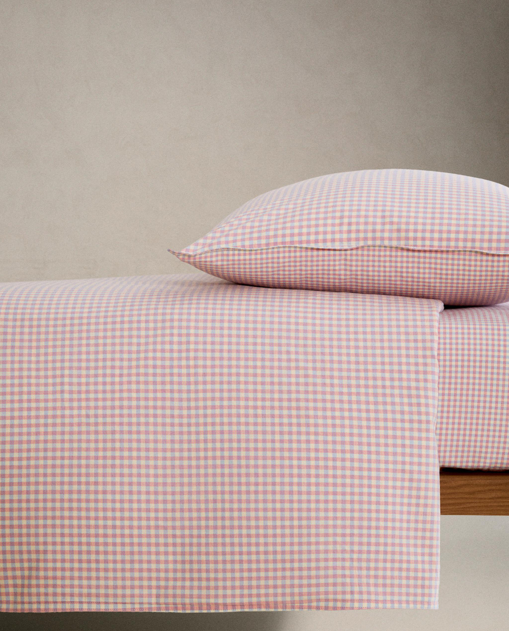 Пододеяльник Zara Home, хлопок 100%, в клетку, 2630/088
