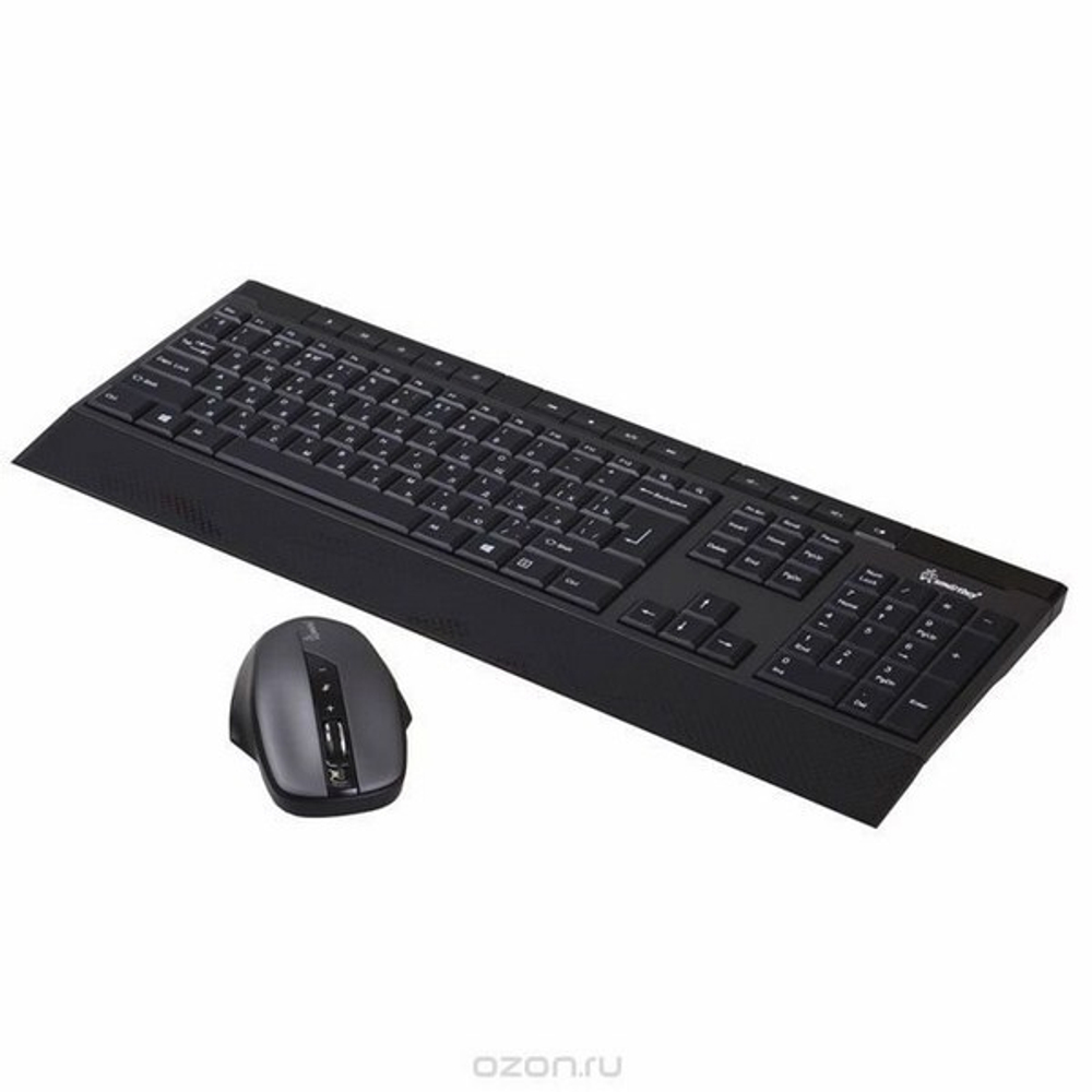 Беспроводной комплект клавиатура+мышь SmartBuy 210702AG (черный) (SBC-210702AG-K)