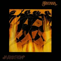 Santana – Marathon - Yellow, Red & Orange Marbled - LP