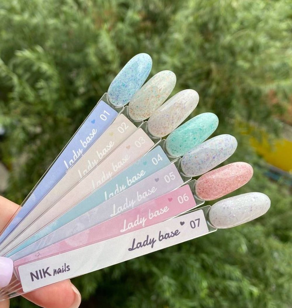 Камуфлирующая база Nik Nails Rubber Base Lady №03 8 g