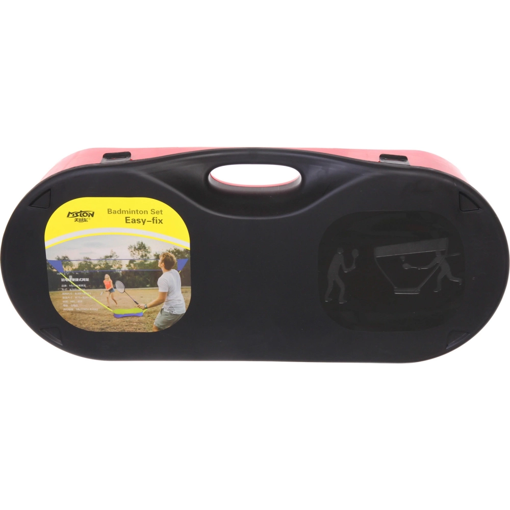 Сетка складная для игры в бадминтон, 300*150 см, красный-черный