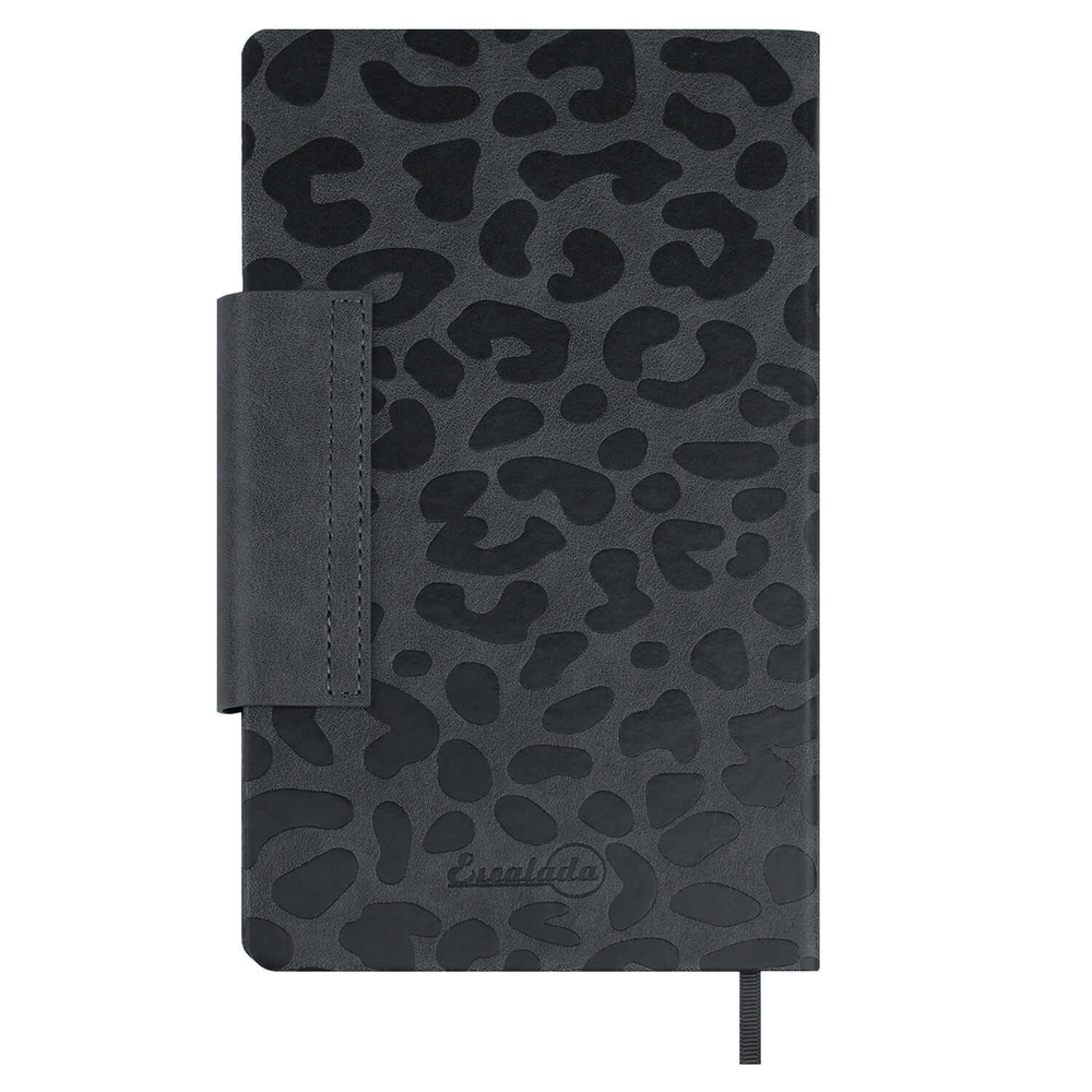 Ежедневник недатированный ESCALADA, А5, 160 л., арт. 70666/ 15 ВИНЧЕНЦО СЕРЫЙ (кожзам: 125x211 мм, твёрдый переплёт, материал обложки: искусственная кожа "Винченцо"; способ крепления блока: ниткошвейный; декор: блинтовое тиснение, металлический шильд