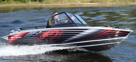 Алюминиевая лодка Wellboat 45АU