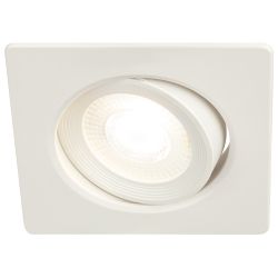 Светильник светодиодный встраиваемый ЭРА KL LED 21A-5 4K WH 5Вт 4000K квадратный поворотный белый матовый | Встраиваемые LED светильники