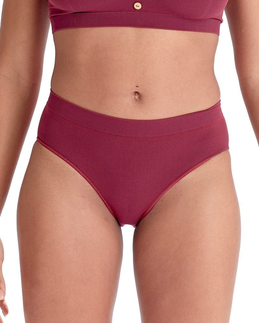 Эко-трусы в мелкий рубчик Eco-wear (Размер: M-L) (Цвет: нежно-розовый)