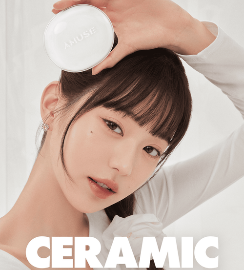 AMUSE Ceramic Skin Perfector Cushion SPF 40 / PA++ кушон с натуральным полуматовым финишем