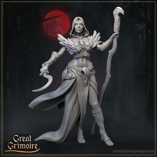 Человек Некромант Волшебник Маг Колдунминиатюра для dnd, днд, pathfinder, фентези, Настольная игра, НРИ, Варгейм, РПГ