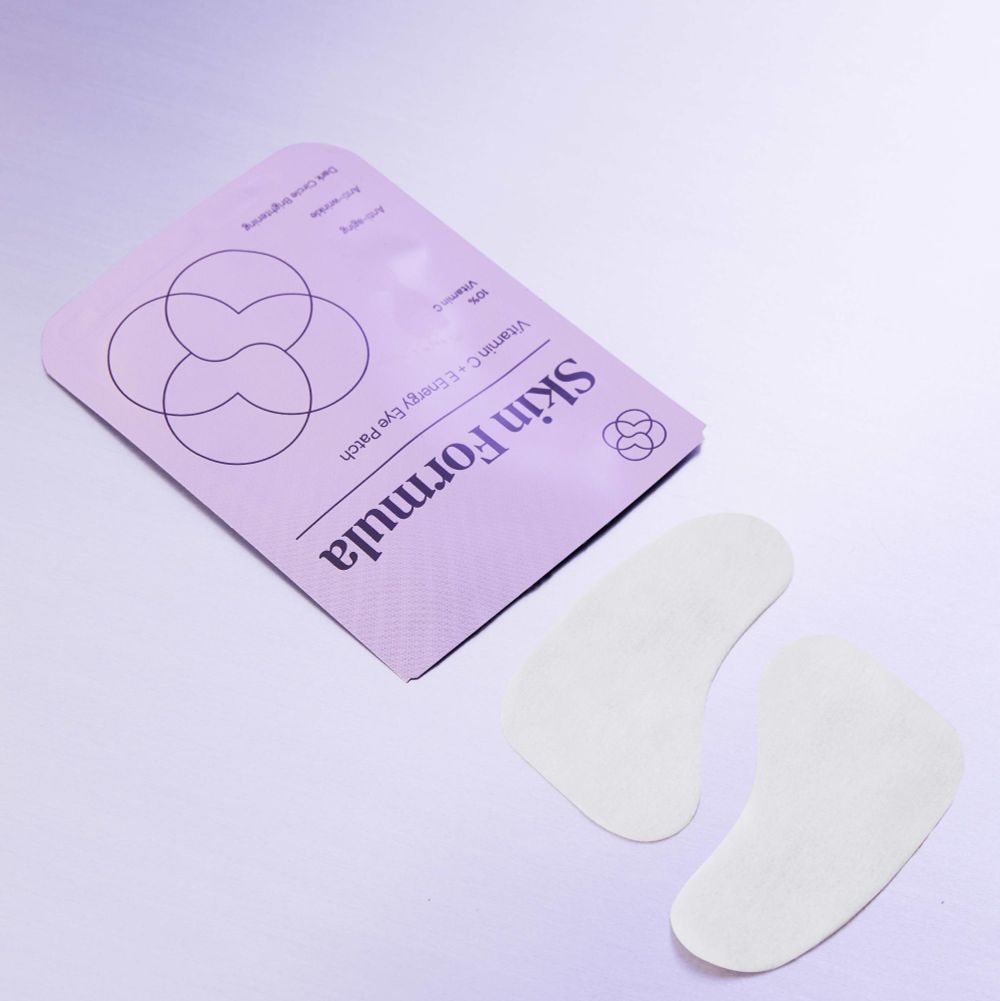 SKIN FORMULA VITAMIN С + E ENERGY EYE PATCH Патчи против темных кругов, морщин и дряблости кожи