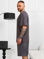 Фуфайка (футболка) мужская Генри-4 Виотекс ГРАФИТОВЫЙ