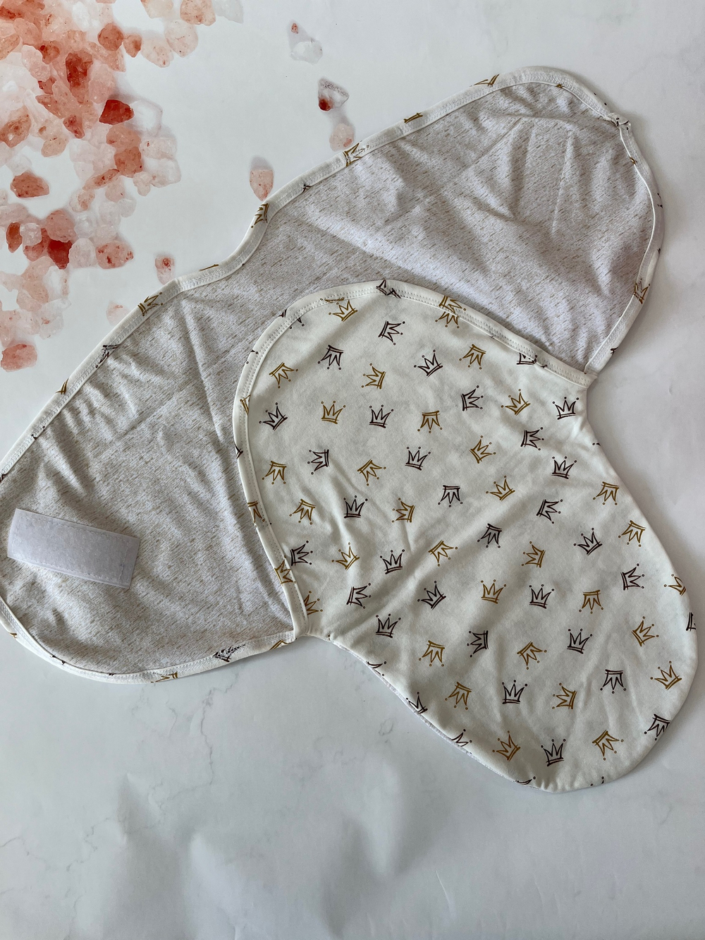 Пеленка-кокон на липучке "Коронки"