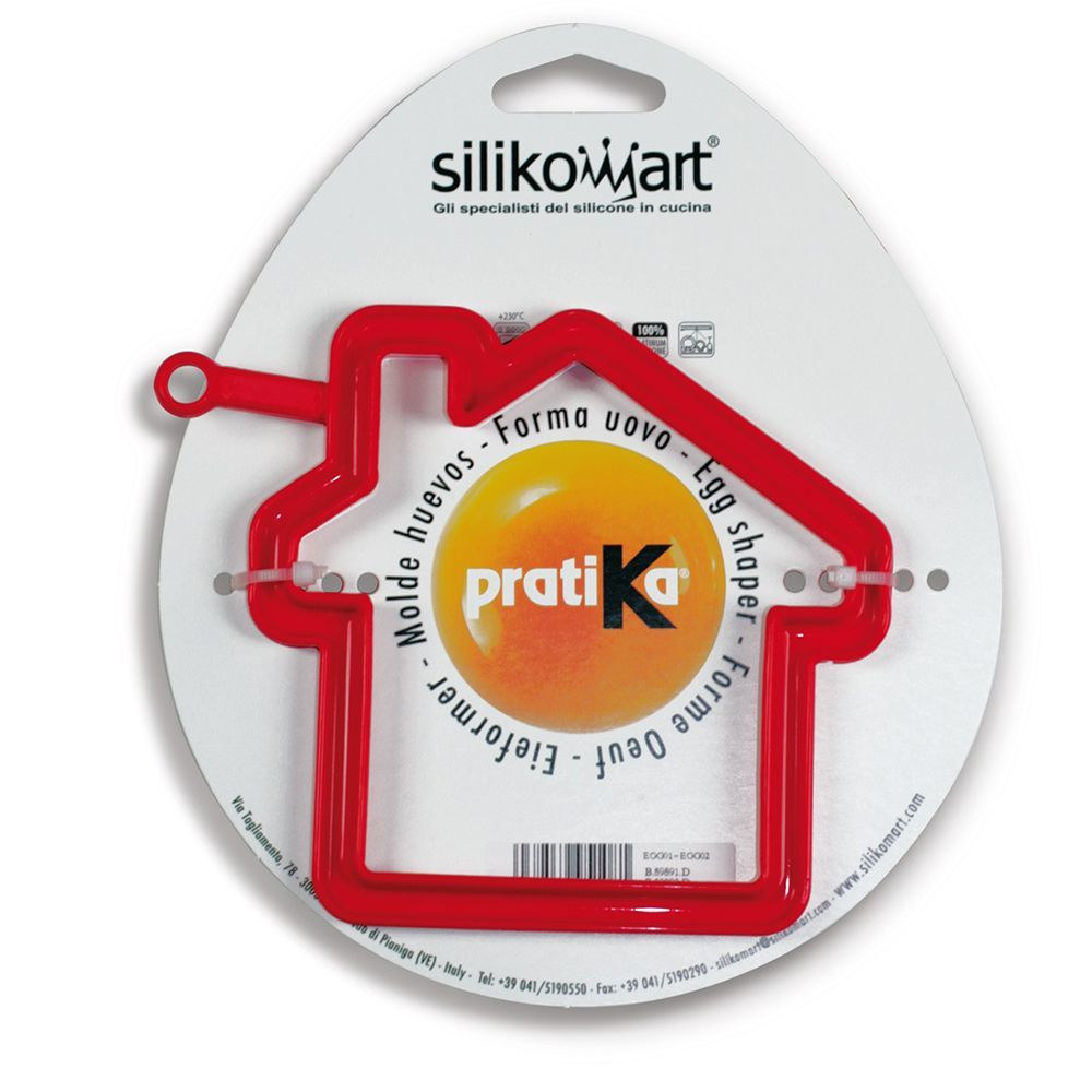 Набор форм для яичницы 2шт Silikomart Pratika EGGSET2A упаковка