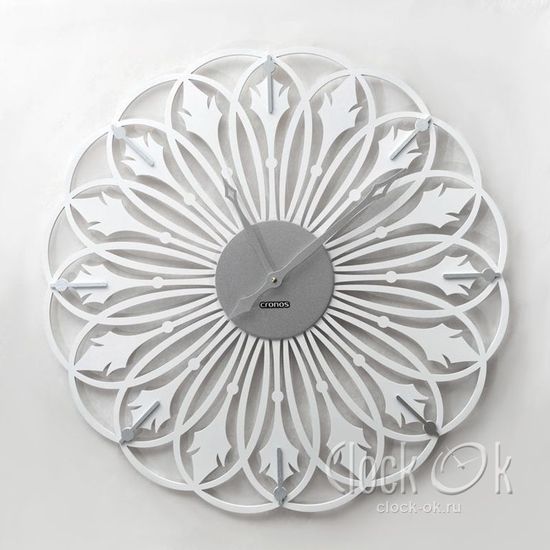 Настенные часы "Белая мирабелла"