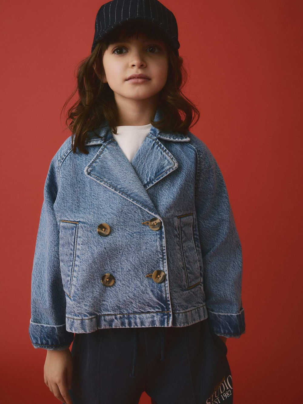 Куртка джинсовая для девочки Next E25-205, Синий