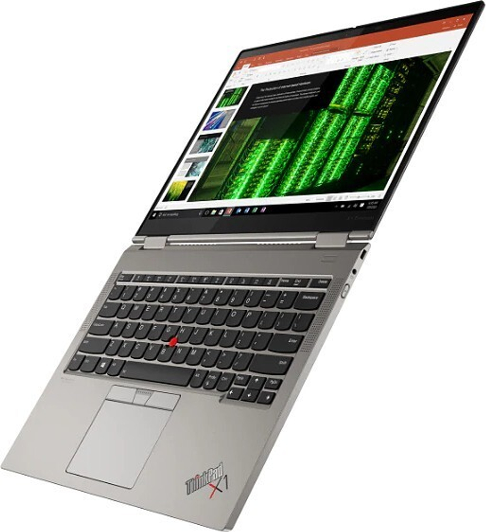 Ноутбук Lenovo ThinkPad X1 Titanium Yoga (20QA001PRT) 13.5;(2256x1504)IPS Cенсорный/ i5-1130G7(1.8ГГц)/ 16Гб/ 512Gb SSD/ Iris Xe Graphics/ нет DVD/ Win10 Pro/ Серый