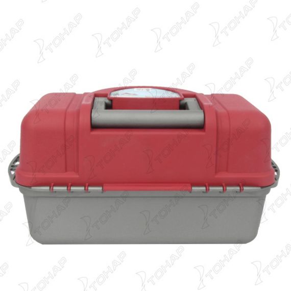 Ящик рыболова Helios трехполочный красный