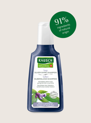 Шампунь для седых и осветленных волос RAUSCH Sage Silver-Shine Shampoo 200 ml
