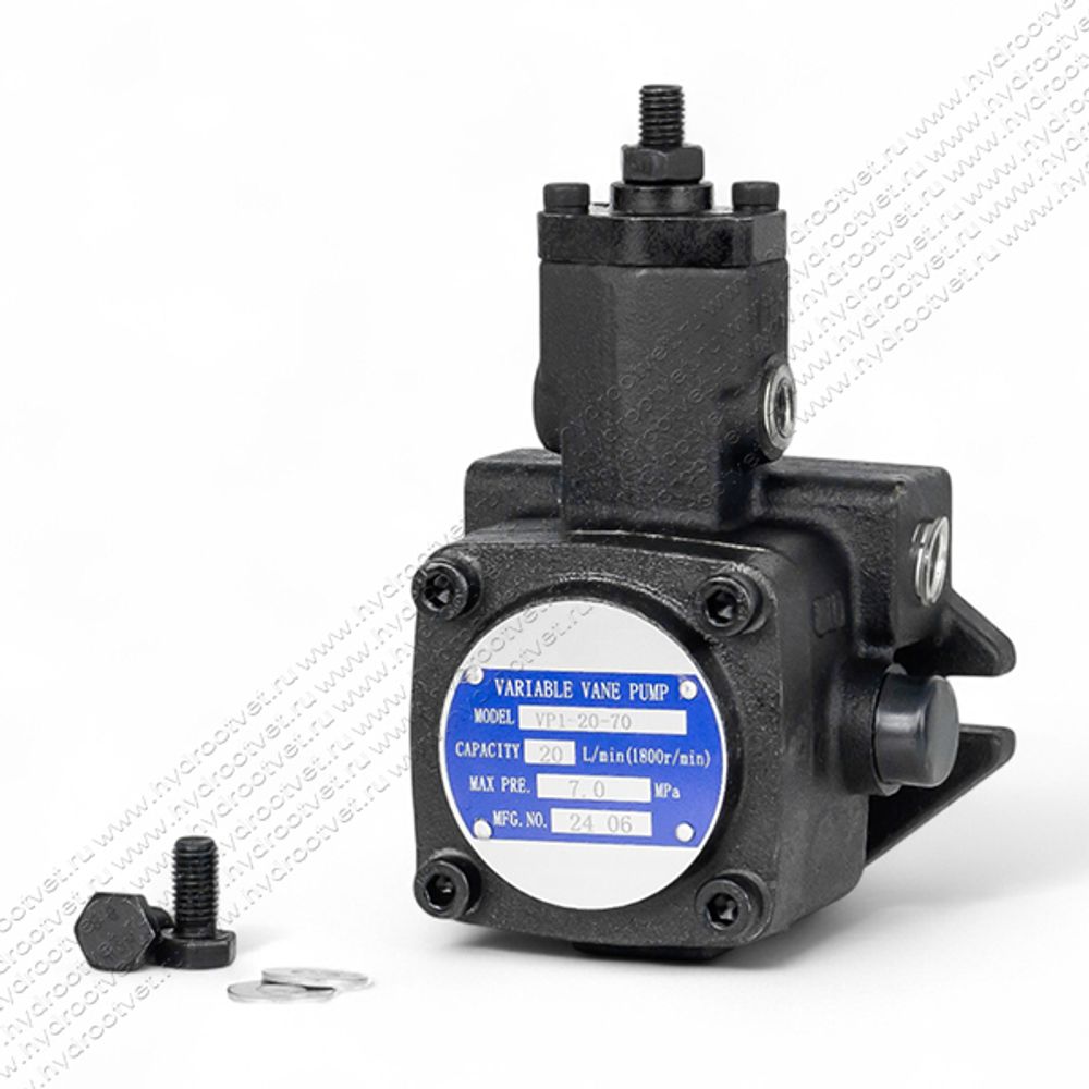 VP1-20-70 - Пластинчатый регулируемый насос, с рабочим объемом 11,1 см3, диапазон регулировки давления 50-70 бар, аналог насосов PVE-011PC3-R00B/30N и PVT-210/70
