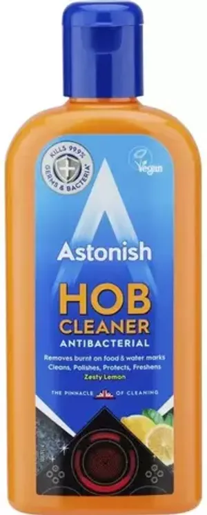 Astonish HOB Cleaner Antibacterial Zesty Lemon Крем чистящий для варочных панелей Сочный лимон 235 мл