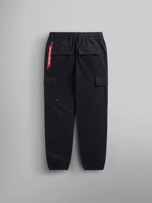 Брюки джоггеры Alpha Industries Cotton Jogger (черные - black)