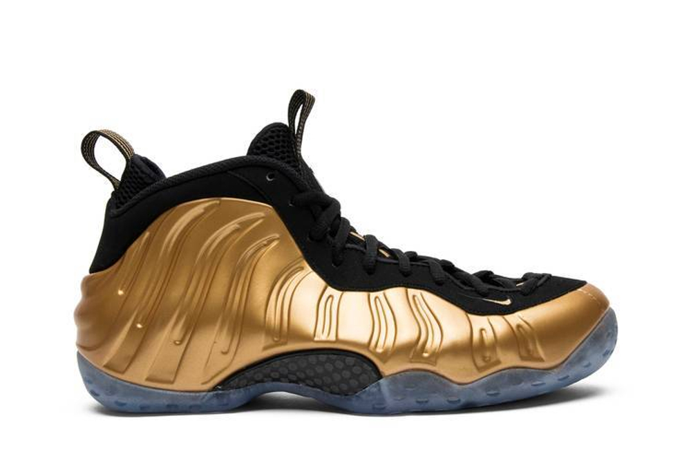 Кроссовки Nike Foamposite One Metallic Gold