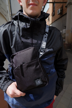 Сумка UNAFFECTED Messenger Черный V2 Лампасы