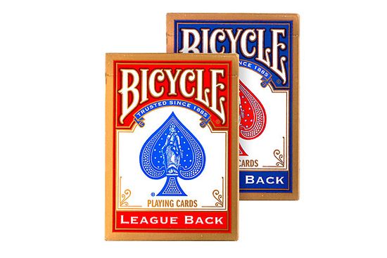 Карты "Bicycle Standard League Back red/blue"