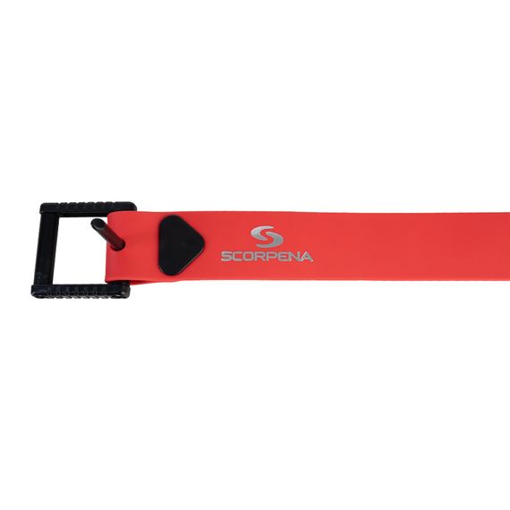 Ремень Scorpena F с пластиковой марсельской пряжкой красный