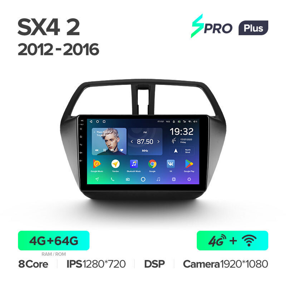 Teyes SPRO Plus 9" для Suzuki SX4 2012-2016