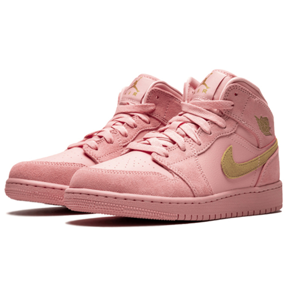 Кроссовки Air Jordan 1 Mid SE GS Coral Stardust