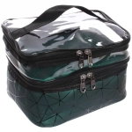 Косметичка-органайзер «Women secret», цвет зеленый, 22,8*15*17см