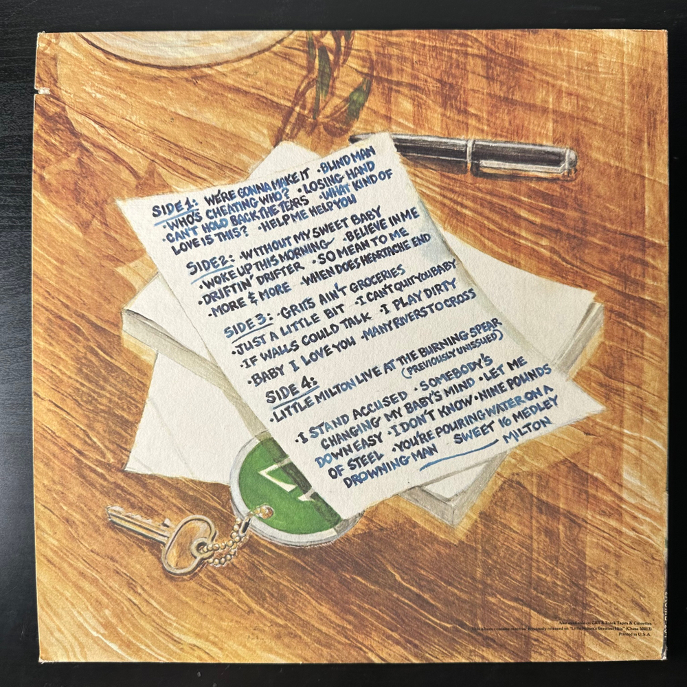 Little Milton ‎– Little Milton 2LP (США 1976г.)