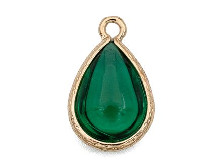 Подвеска Капля 18мм, стекло