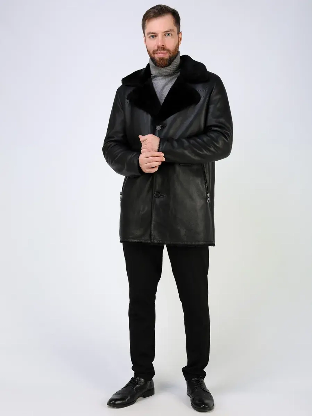 Дубленка зимняя натуральная