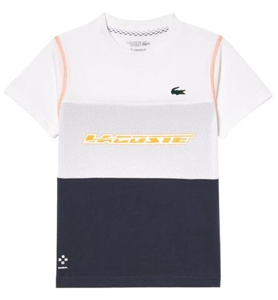 Детская теннисная футболка Lacoste Tennis x Daniil Medvedev Jersey T-Shirt - Multikolor
