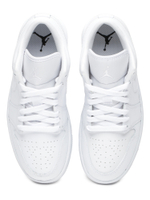 Женские Кроссовки Jordan 1 Low Triple White (2022)