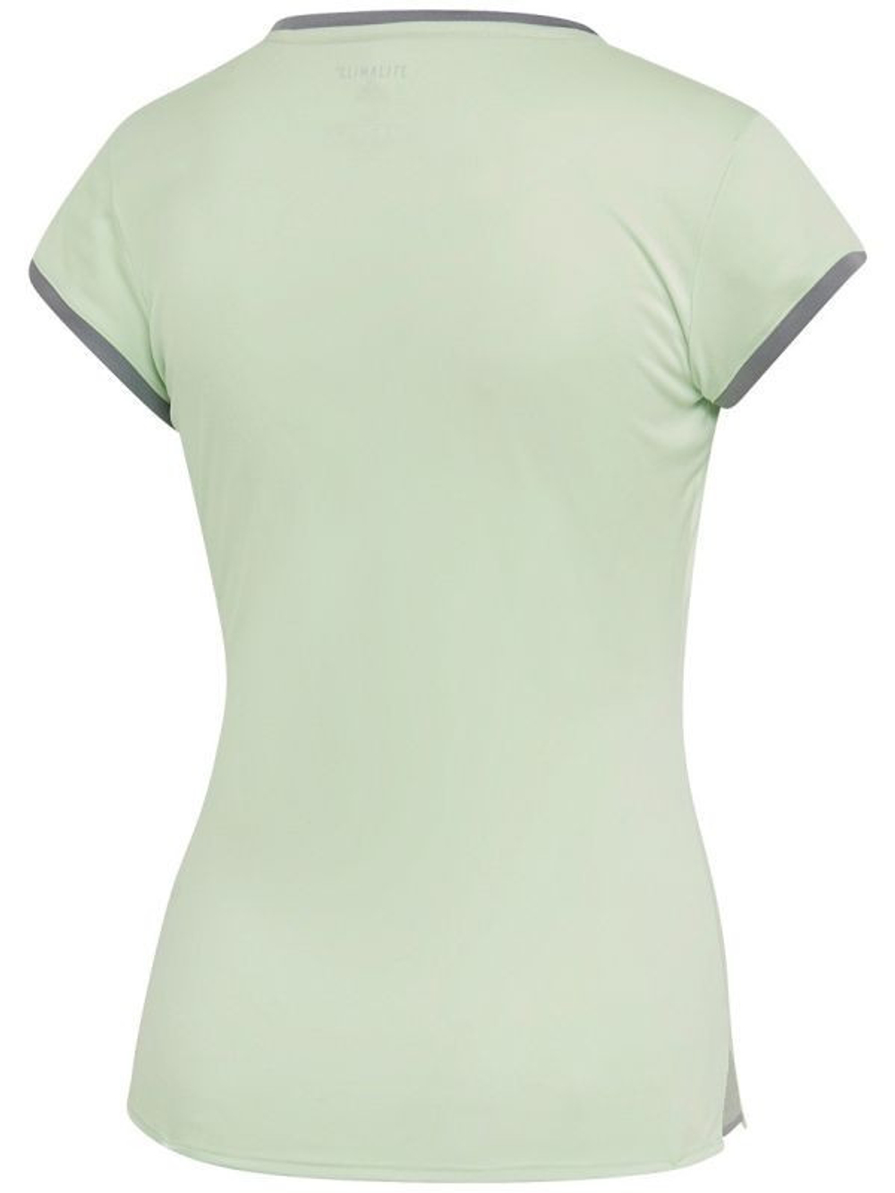 Женская теннисная футболка Adidas Club Women 3 Stripes Tee - glow green