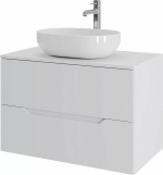 Тумба с раковиной Orange Line 80 Li-80TuwMDF+B05-480W белый
