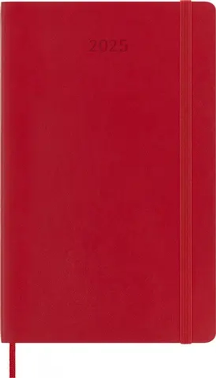 Ежедневник на 2025 год Moleskine Classic Soft (DSF212DC3) 13х21см мягкая обложка красный