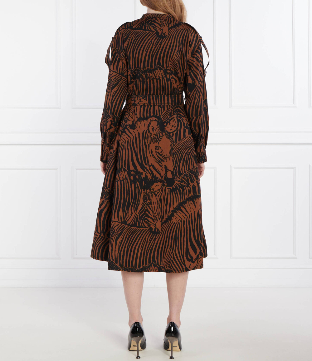 Платье с ремешком UNIONE Weekend MaxMara - коричневый(152211526)