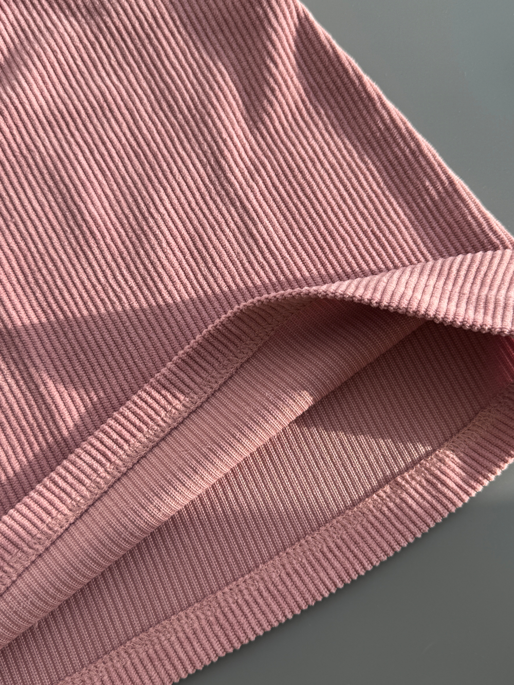 Сарафан из вельвета, цвет розовый/пудровый